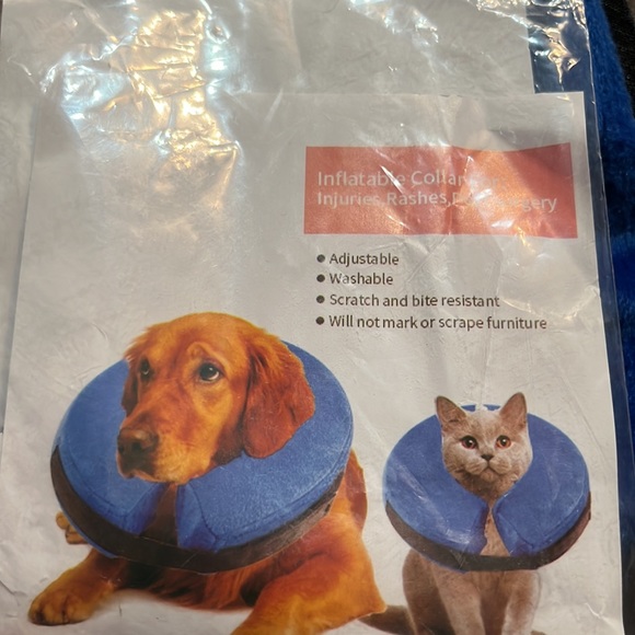 Inflatable Dog Collar for Injuries, Rashes, & Post Surgery Soft and Comfortable - Picture 4 of 8